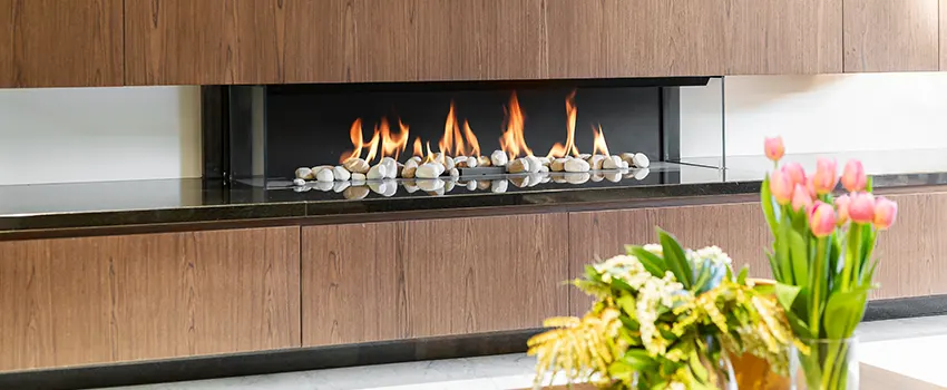 Double-height Fireplace Design Refurbishment in Mount Clemens, Michigan